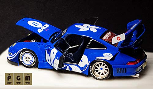 Amazon | PGM 1/64 RWB 993 Blue (Flower) 完成品 | ミニカー